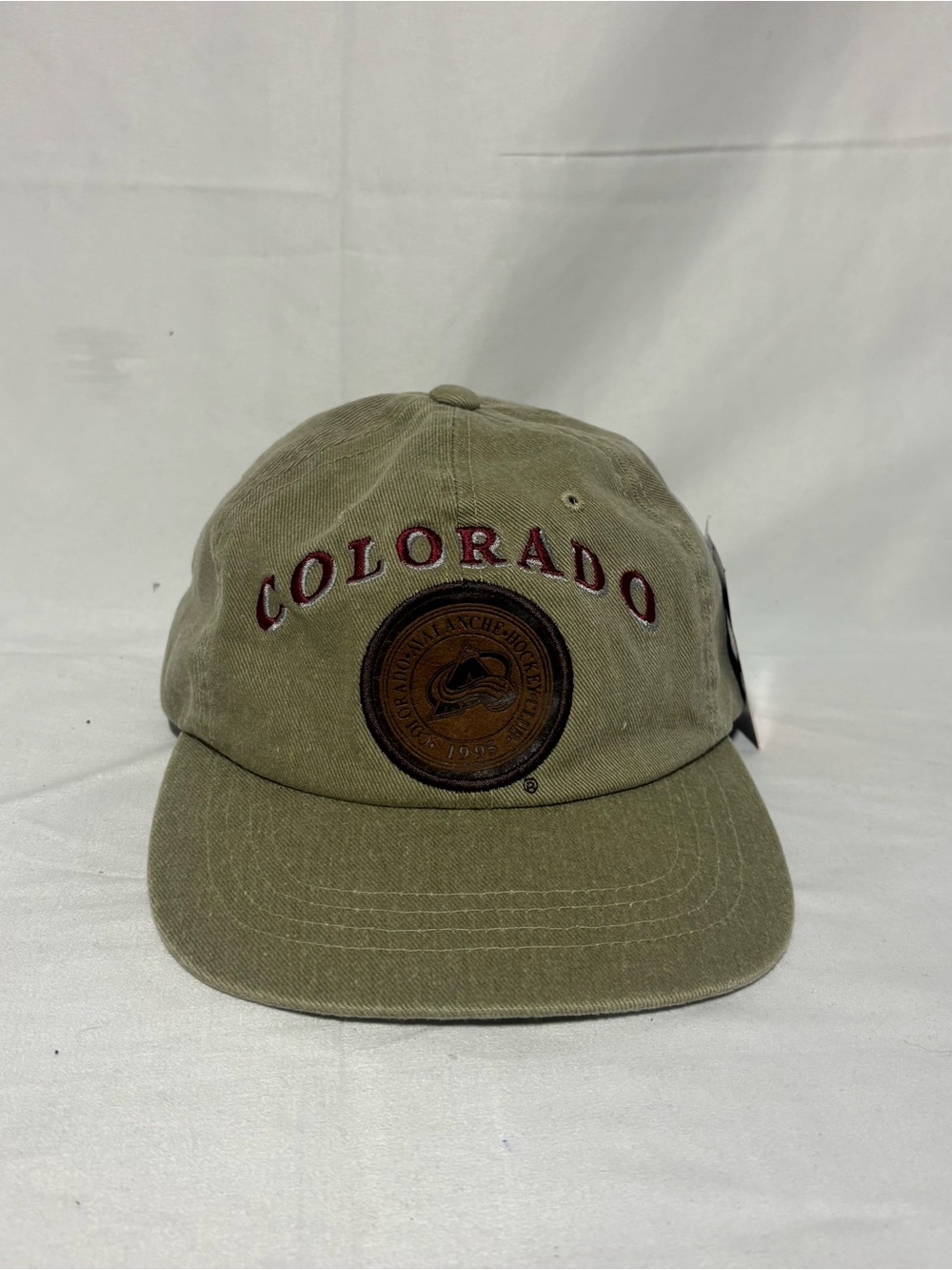 Vintage Colorado Avalanche Lee Sport Strapback Hat Made in Korea NWT